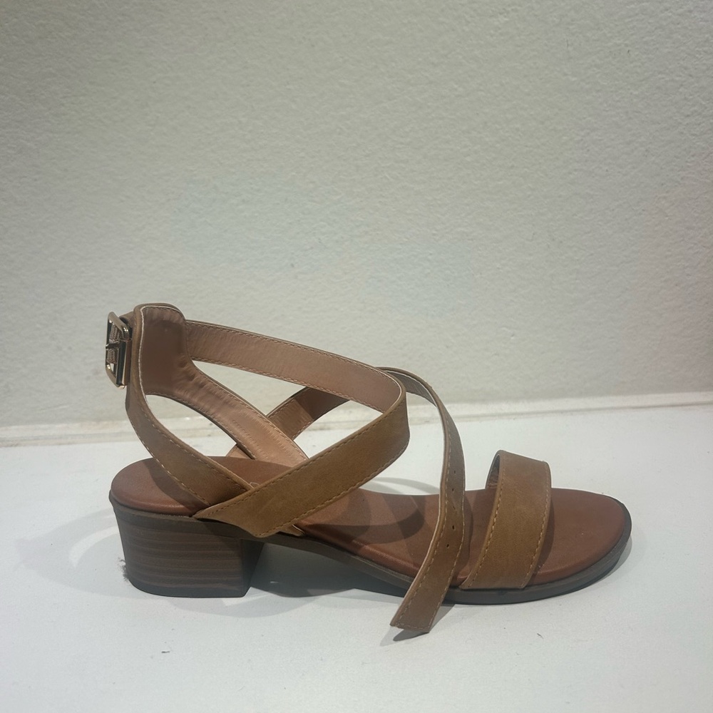 Pink and beige heels, size 7 women’s, worn once